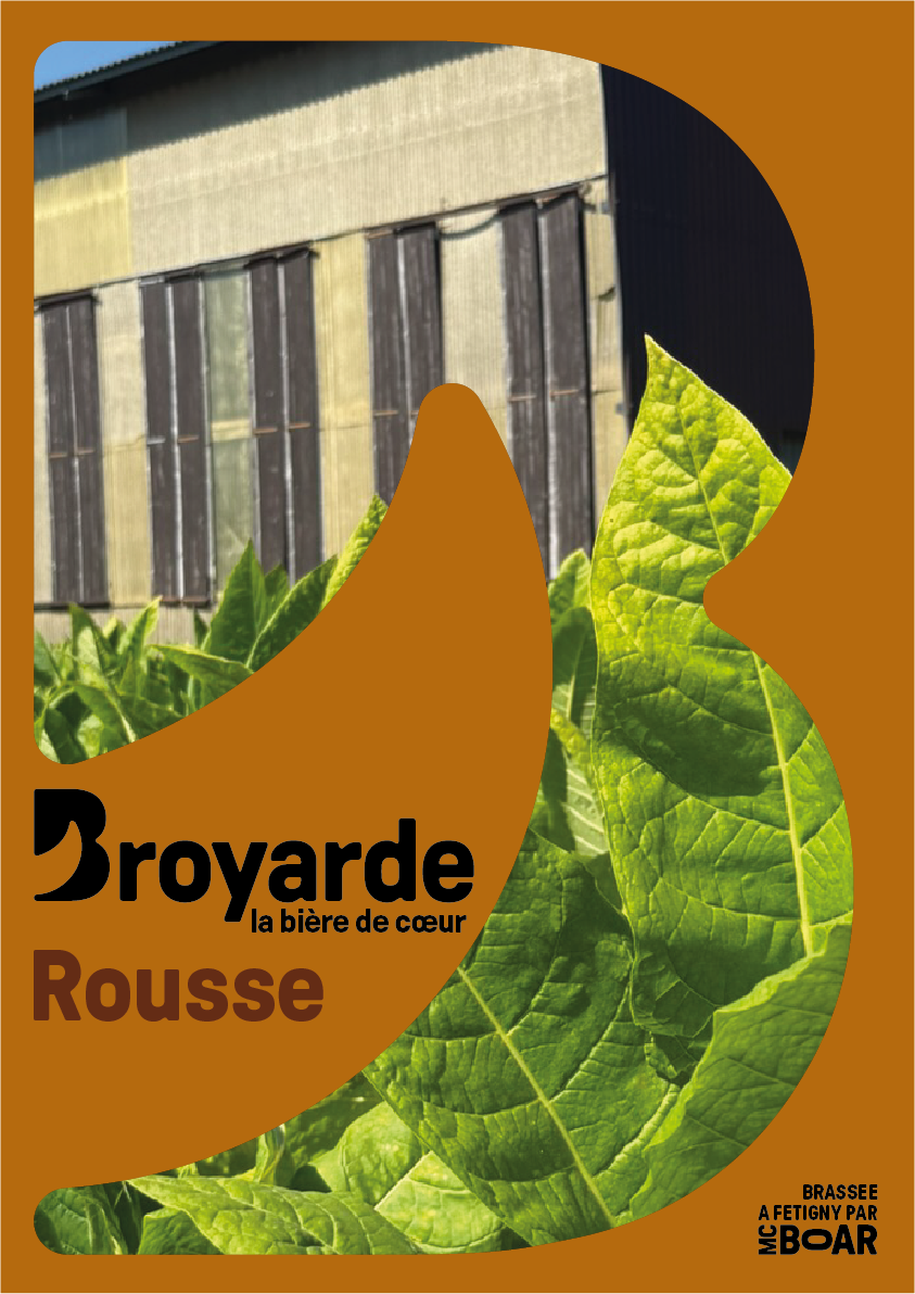Etiquette de la Broyarde rousse